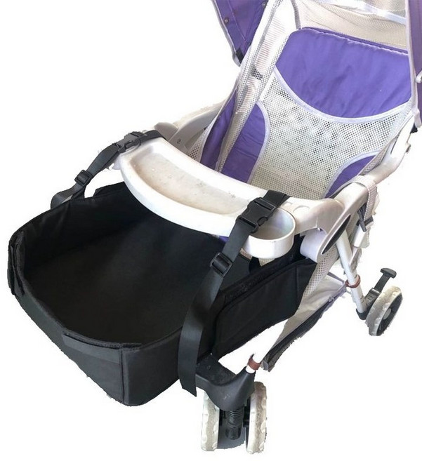 유모차발판연장 아기 확장 보조발판 페달 캐리지 범용 A형 50cm, 통용 차양막