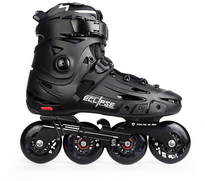 플라잉 이글 롤러 인라인 스케이트 블레이드 보호대 사이즈 조절 스피드 연습용 전문 성인 어른용, 분홍색과 보라색, 1개