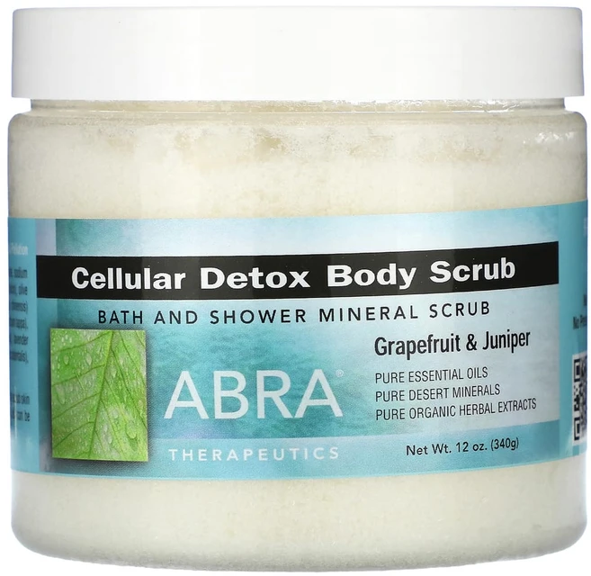 아브라테라퓨틱스 셀룰러 디톡스 바디 스크럽 자몽 및 주니퍼 함유 340g(12oz), 1개, 340g - 쿠팡