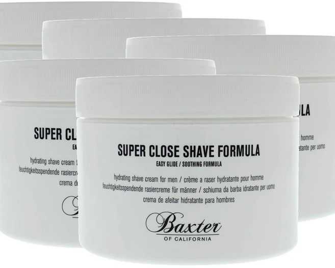 백스터 오브 캘리포니아 맨 슈퍼 클로즈 쉐이브 포뮬라 이지 글라이드 Baxter of California Super Close Shave Formula, 5개, 240ml - 쿠팡