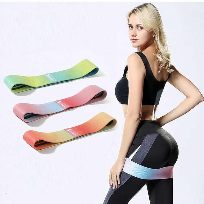 [굿앤피] 스쿼트밴드 힙밴드 하체 운동, 오렌지, 1개