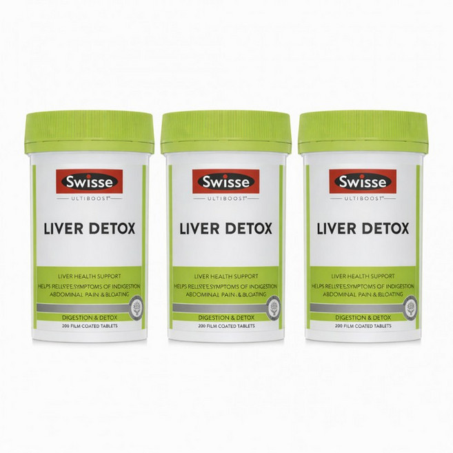 스위스 울티부스트 리버 디톡스 필름코팅 타블렛 200정 3개