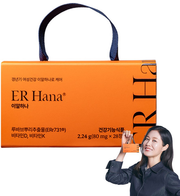 이알하나 ERr731 여성 갱년기 영양제, 1개, 28정