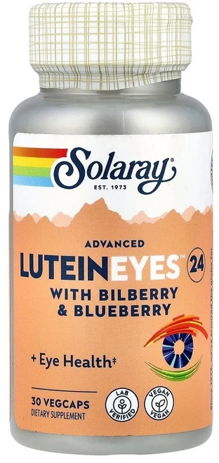 쏠라레이 어드밴스드 루테인 아이즈 24 24mg 베지캡슐 30정, 2개 - 쿠팡