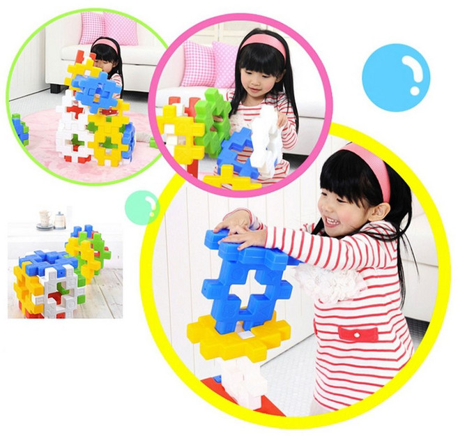 초대형 십자블록 완구 유아 유치원 집짓기 블록 50p tnd*9700lT, B (기본40p+일자10p), 1개