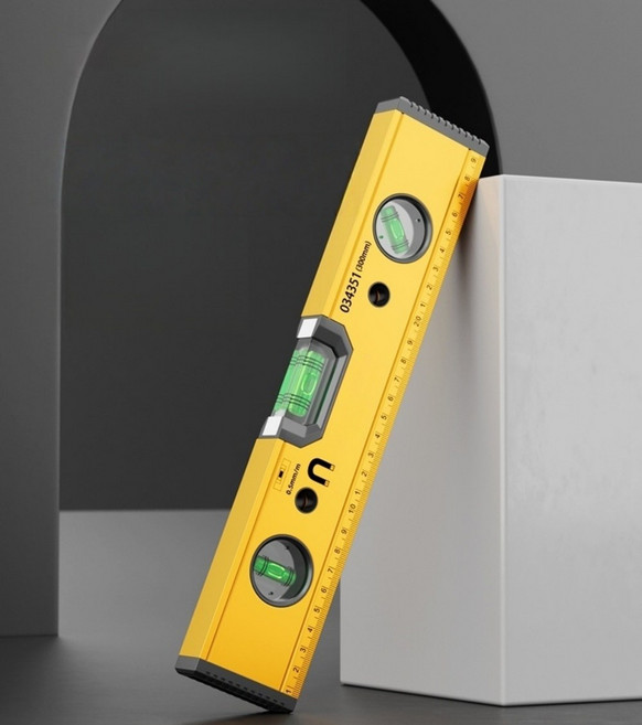 자석 수평자 수평계 30cm, 1개