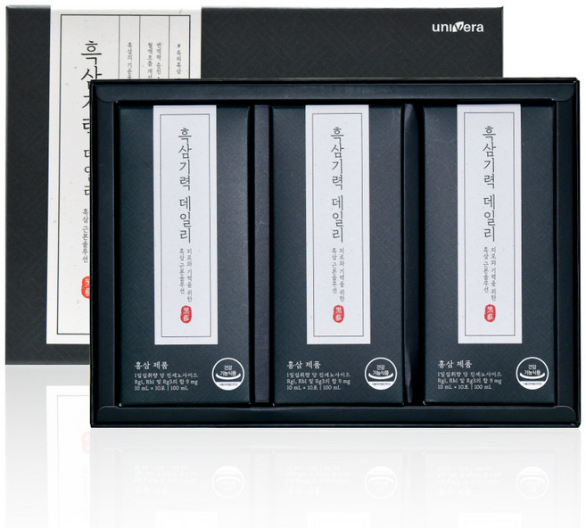 유니베라 흑삼기력 데일리 300mL(10mLx30포), 단품, 30개, 10ml