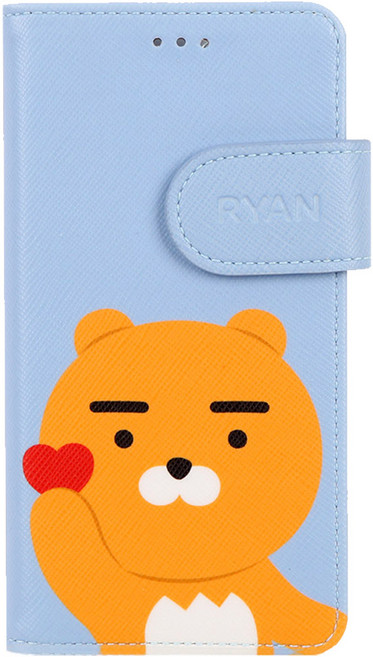 (KF94마스크증정) 카카오프렌즈 하트 컬러 다이어리 케이스 VER.2 아이폰13 프로 맥스 / 아이폰13 프로 / 아이폰13 / 아이폰13 미니