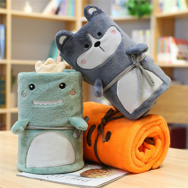 네이처타임즈 플란넬 캐릭터 무릎담요