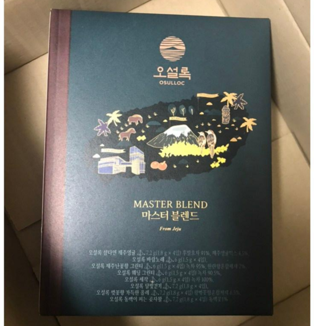 오설록 마스터블랜드 차 선물세트, 8종, 1세트