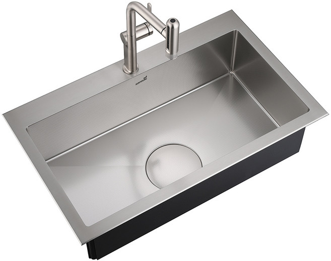 사각 엠보 304 교체형 싱크볼, 1개