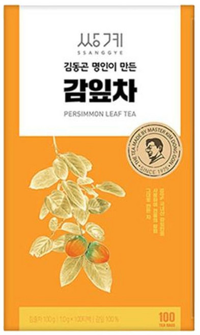 쌍계명차 김동곤 명인이 만든 감잎차, 1g, 100개입, 1개