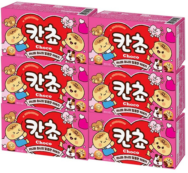 롯데 칸쵸, 54g, 6개