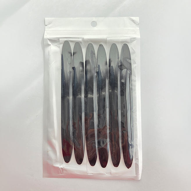 희비키 자동차 문콕방지 도어가드 스티커 6개, 1세트, 검정색