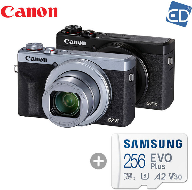 캐논 PowerShot G7X Mark3 패키지 디지털카메라, G7XMarkIII 256G 실버