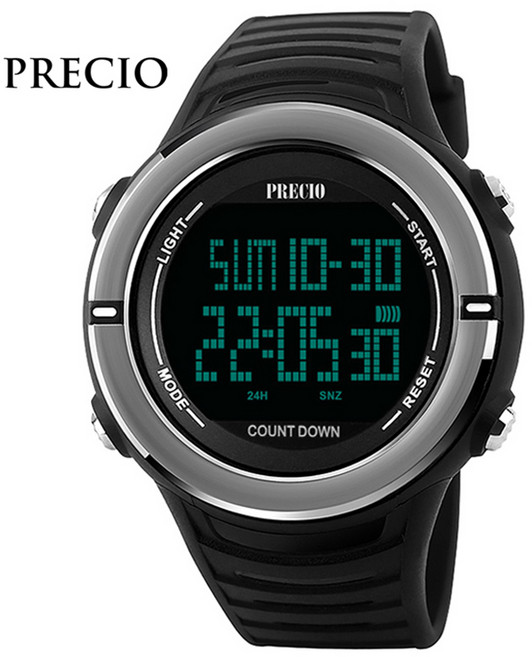 프레시오 전자손목시계 남성용방수 군인 군용 N09