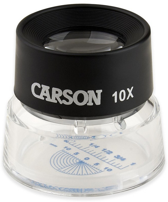 카슨 스탠드 루페 스냅온 확대경 돋보기 10배 LL-20, 1개