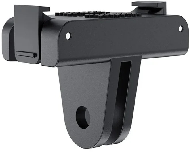 DJI Osmo Action 3/4/5 Pro용 란코엔 마그네틱 퀵 릴리스 어댑터 베이스 접이식 퀵 릴리스 투 클로우 마운, 03 검정색