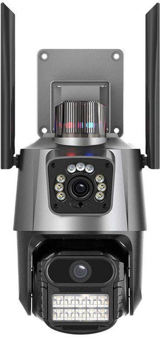 cctv 무선 wifi 홈 초소형카메라 디지털 듀얼렌즈 야외 방수 보안 IP 8. 8MP, 없음, 1개, 4.5인치 전원미포함