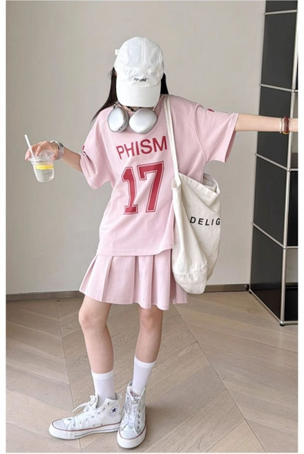 슈가푸딩 주니어 17치마바지세트 초등학생 중학생 주니어오버핏 주니어치마바지 여아치마바지 오버핏셔츠 데일리룩