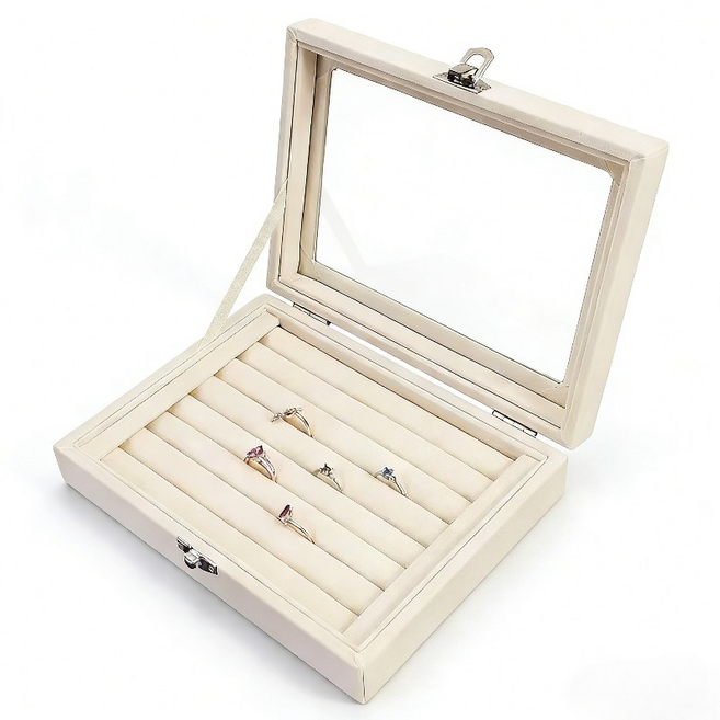 보석함 액세서리 보관함 반지보관함 슬롯형 정리케이스 매장진열용