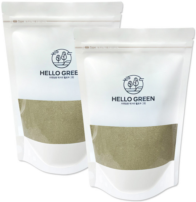 헬로우그린 배초향 곽향 가루 분말 400g 방아풀, 2개