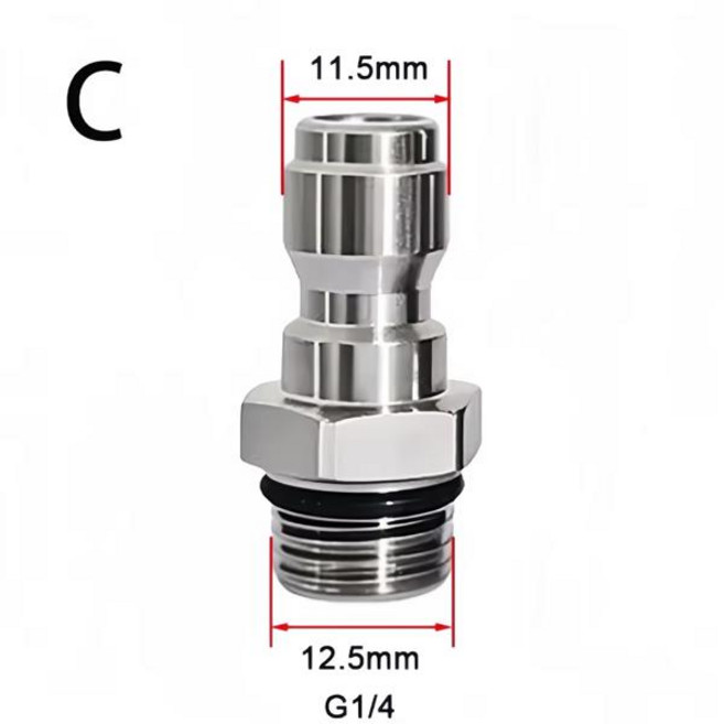 압력 세척기 퀵 커넥터 14인치 건 VOR NILFISK BOSC IL 워시 베이어닛 어댑터, 05 C