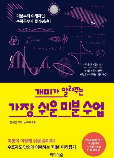 미디어숲 개미가 알려주는 가장쉬운 미분수업, 단품, 단품