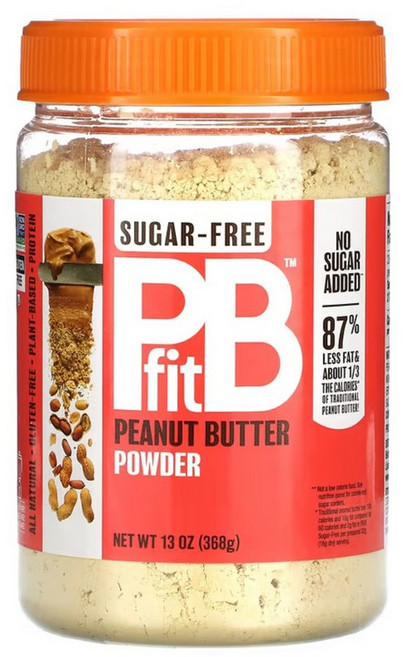 무설탕 땅콩버터 가루 파우더 분말 피비핏 sugarfree peanut powder 368g [미국산], 1개