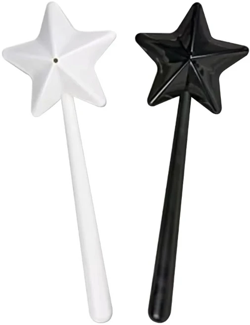 소금 셰이커 모양의 창조적 인 긴 손 플라스틱 후추 마법의 지팡이, 02 A