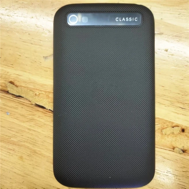 A+++ BlackBerry Classic Q20 배터리 커버 뒷문 후면 패널 하우징 수리 교체, 01 검정색