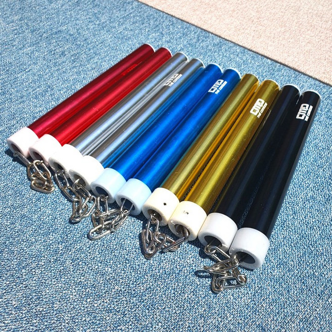 알루미늄 쌍절곤 (대) 태권도 합기도 쌍절봉 이소룡 어린이 장난감 스틸 호신용 연습 놀이, 실버