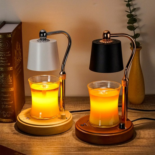 우드 캔들워머 (AGM-302) 높낮이 조절/타이머/빛조절 다이얼/밝기조절/아로마글로바, 블랙