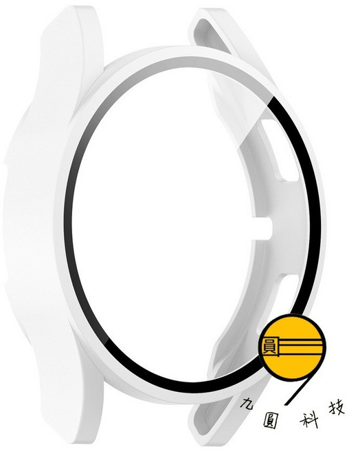 三星手錶保護殼 一體式錶殼, 1個, PC硬殼-螢幕全包款-白色,Galaxy Watch8 Classi, 白色