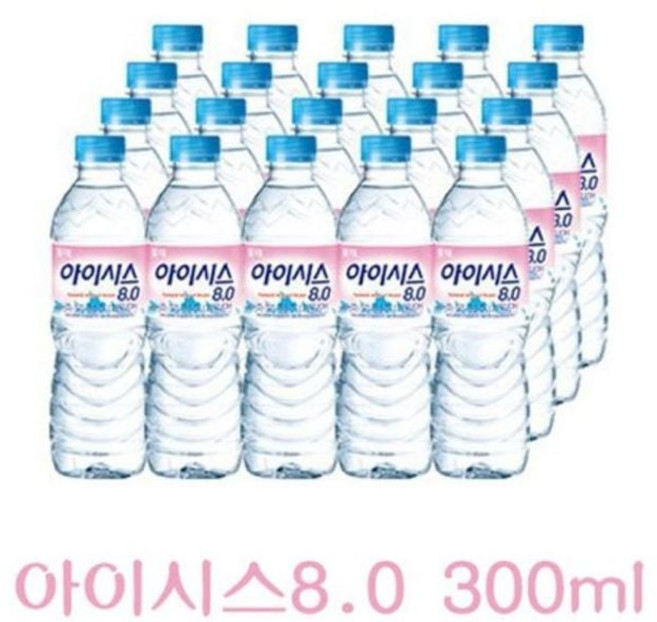 아이시스 8.0 생수 300mlx20개입 PET 롯데칠성, 1개, 1ml