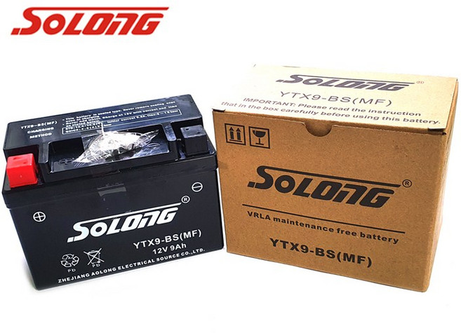 대림 시티에이스2 배터리 YTX9-BS 12V9A 소롱밧데리, 1개