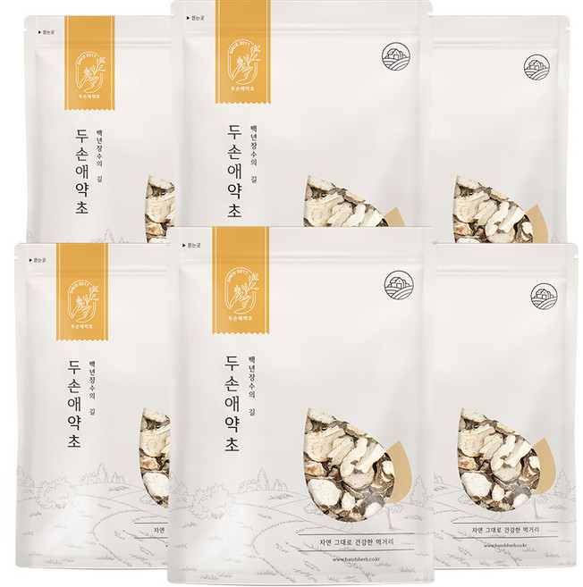 두손애약초 국산 말린 마 참마 건조 산마 산약, 300g, 6개