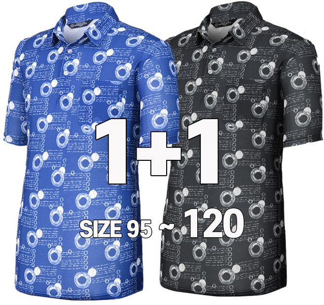 워킹맨 아울렛 1+1 아이스 쿨 아쿠아 반팔 카라 티셔츠 일상복 아빠 옷 아웃도어 상의 쿨티 A311