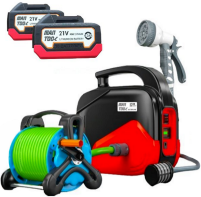 MANTOOL 충전식 양수기 소형 농업용 무선 국내배송, 1세트, 본품 + 배터리2개이상