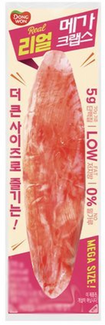 동원 리얼 메가크랩스, 70g, 15개