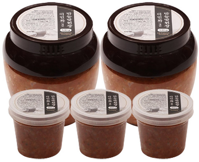 [NaNum ] 비빔 맛된장 국 찌개 고기양념 쌈장 이인화 명인 명품 맛된장, 1.96kg, 1세트