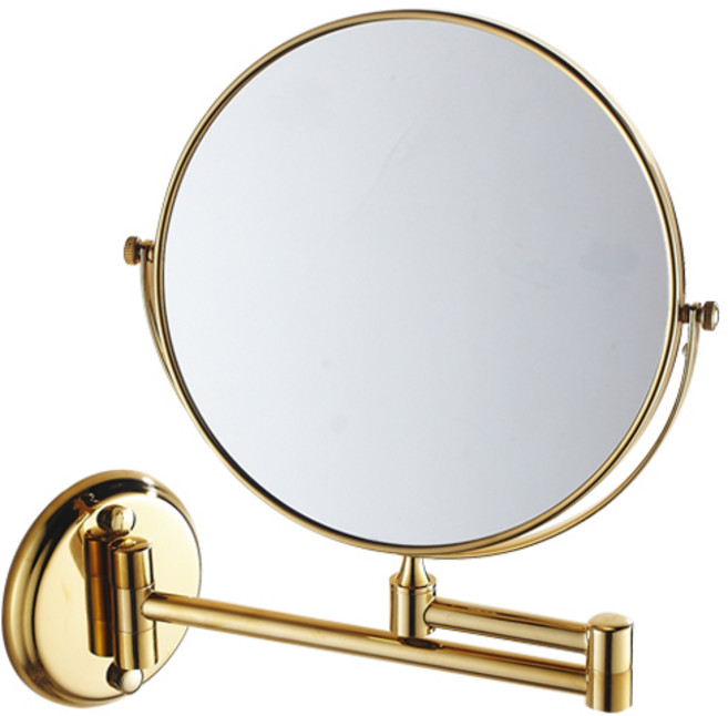 면도경 거울 고급형 대형, 골드