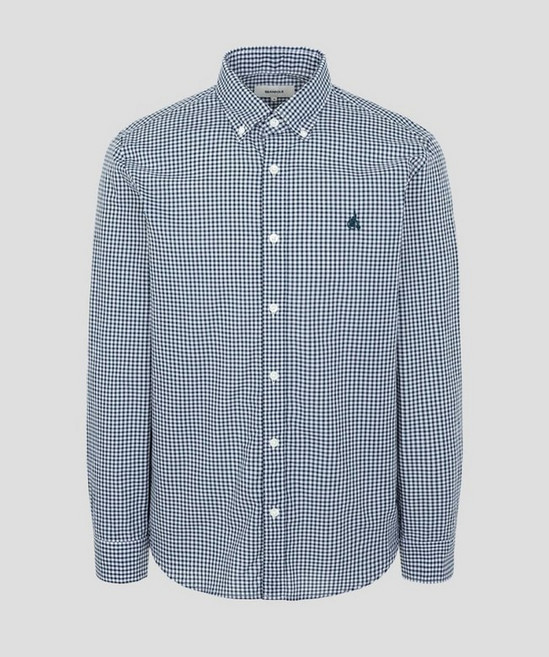 (백화점상품) 빈폴 남자 긴팔 티셔츠 슬림핏 25FW BC5864C17M 깅엄 체크 셔츠 - 그린