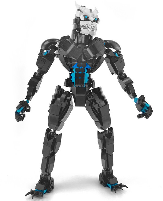 라푸유 괴수8호 MOC블록 피규어 호환블록 L971, 1개