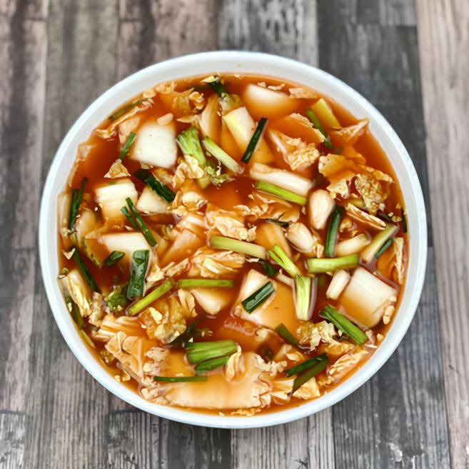 새벽시장 당일생산 순자네김치 나박김치 나박물김치2kg, 1개, 2kg