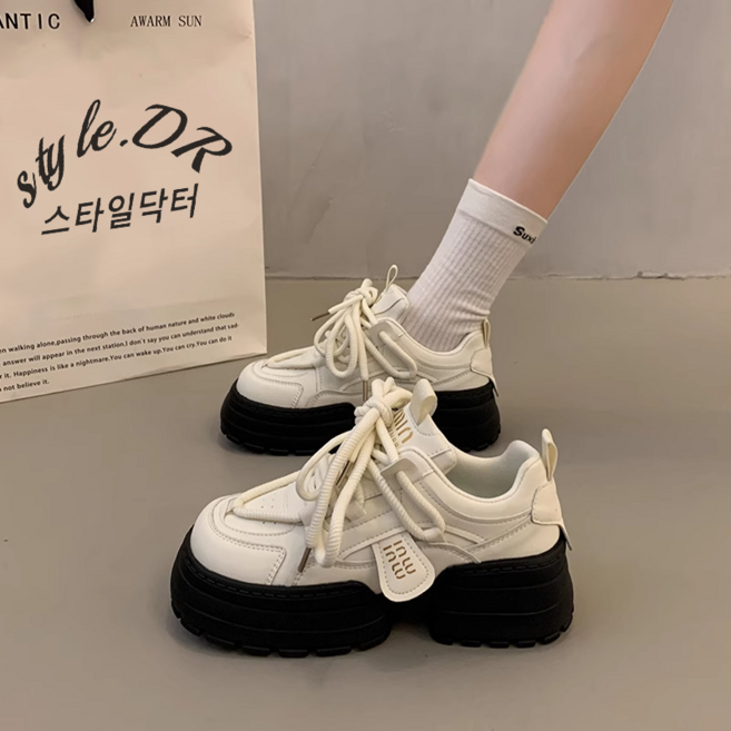 스타일닥터 여성 운동화 트렌디 발편한 키높이 운동화 하이 퀄리티