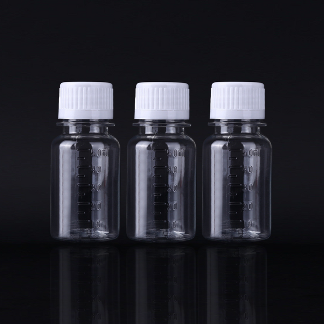 다올마켓 단마개 PET공병 눈금표시 잠금캡 다용도 보관공병, 1개, 100ml