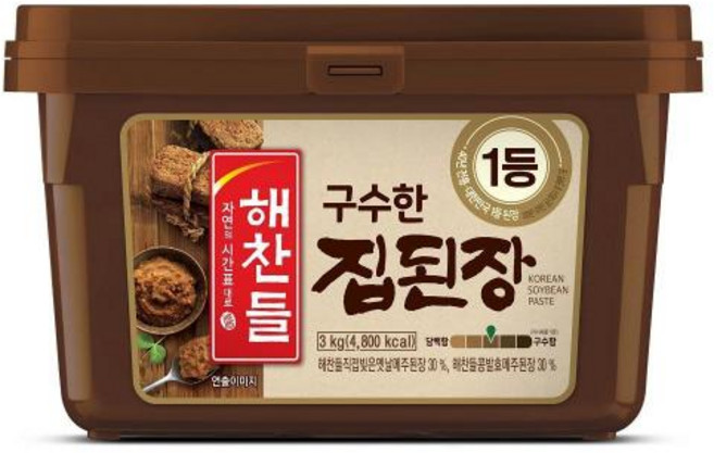 구수한집된장 해찬들 3kg, 1개