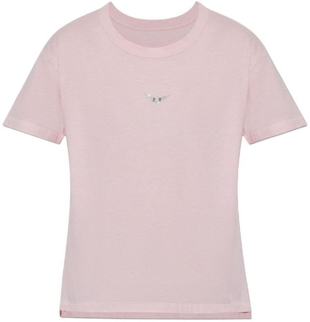 쟈딕앤볼테르 로고 자수 티셔츠