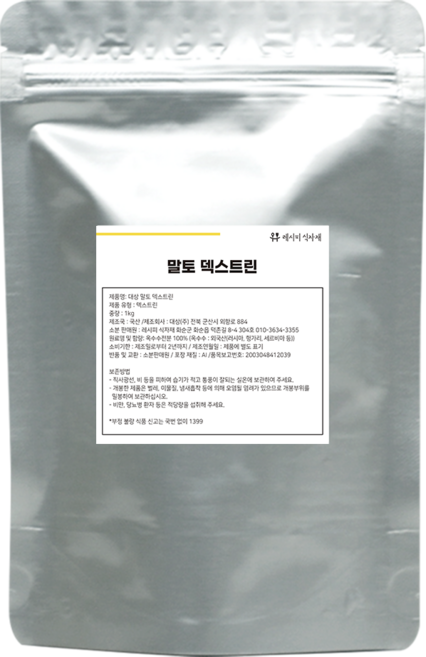레시피식자재 말토 덱스트린 국산, 1개, 1kg